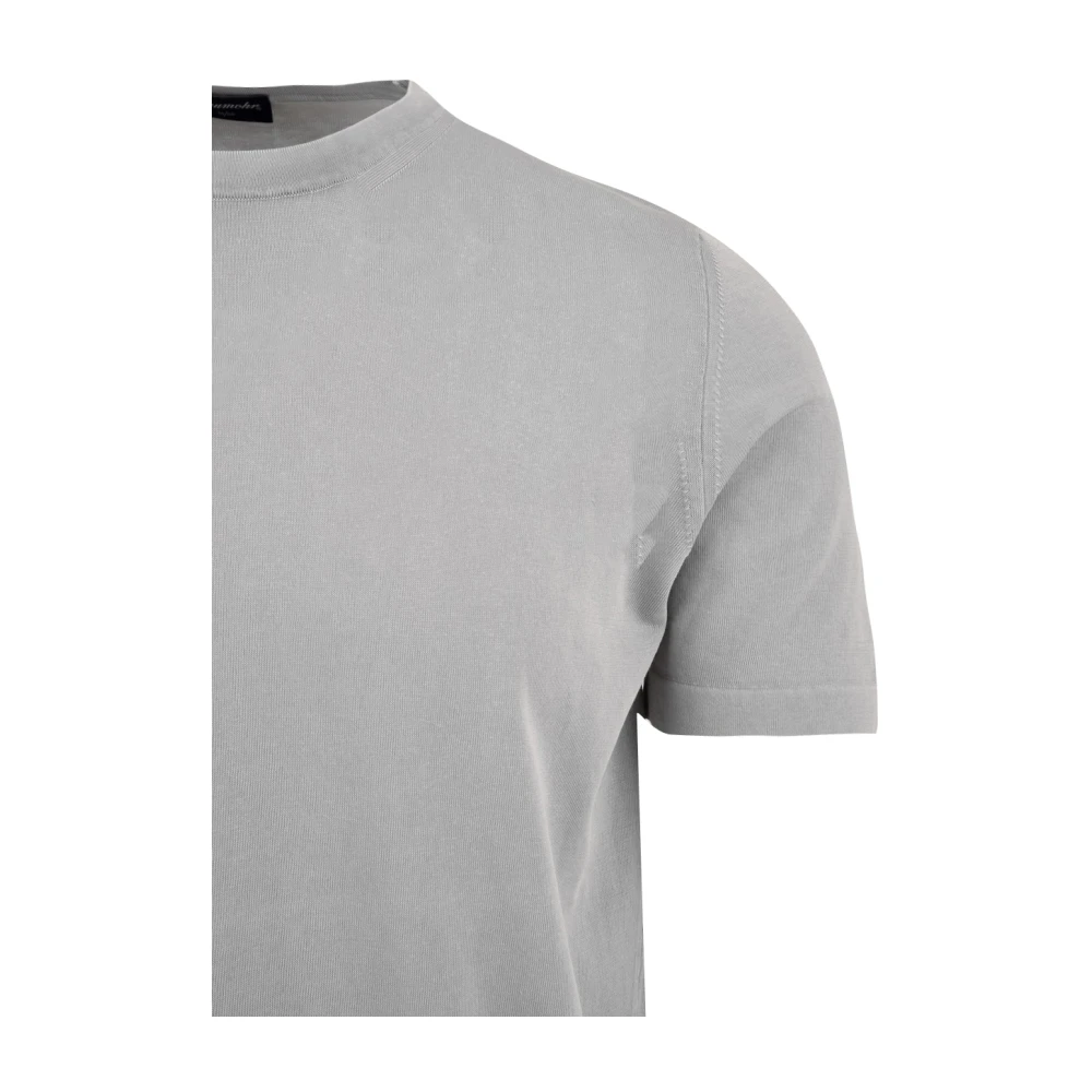 Drumohr Grijze T-shirts en Polos Gray Heren