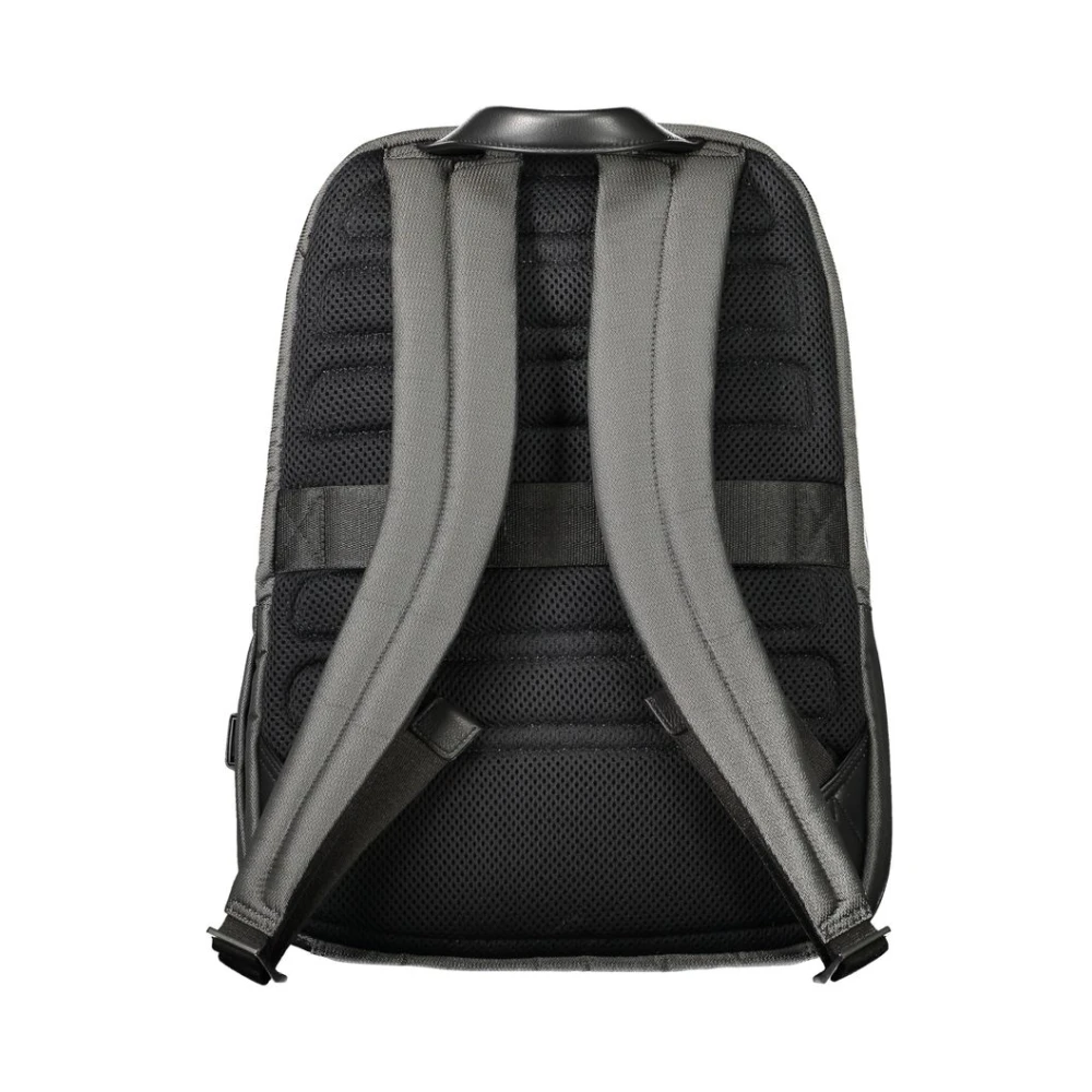 Piquadro Grijze Polyester Rugzak | Stijlvol Model Gray Heren