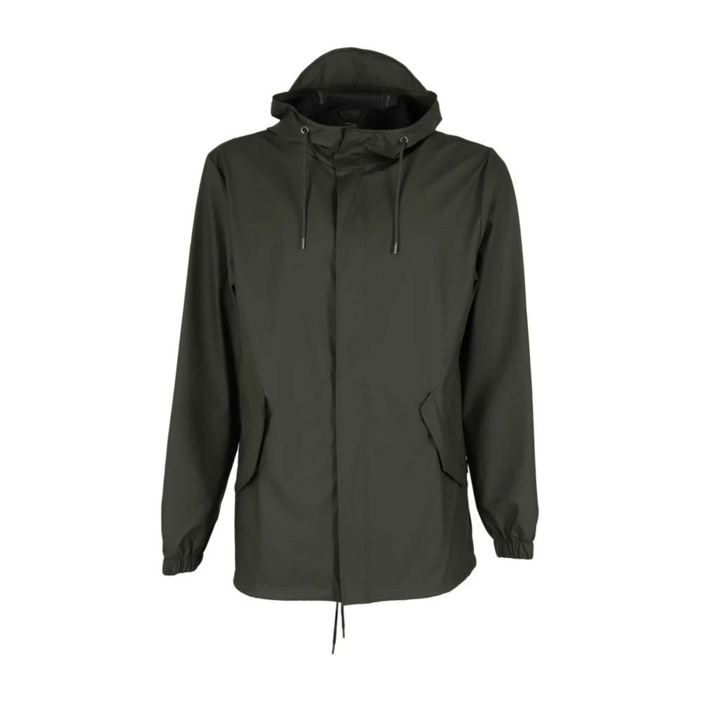 Rains Fishtail Jacket Gray Unisex
