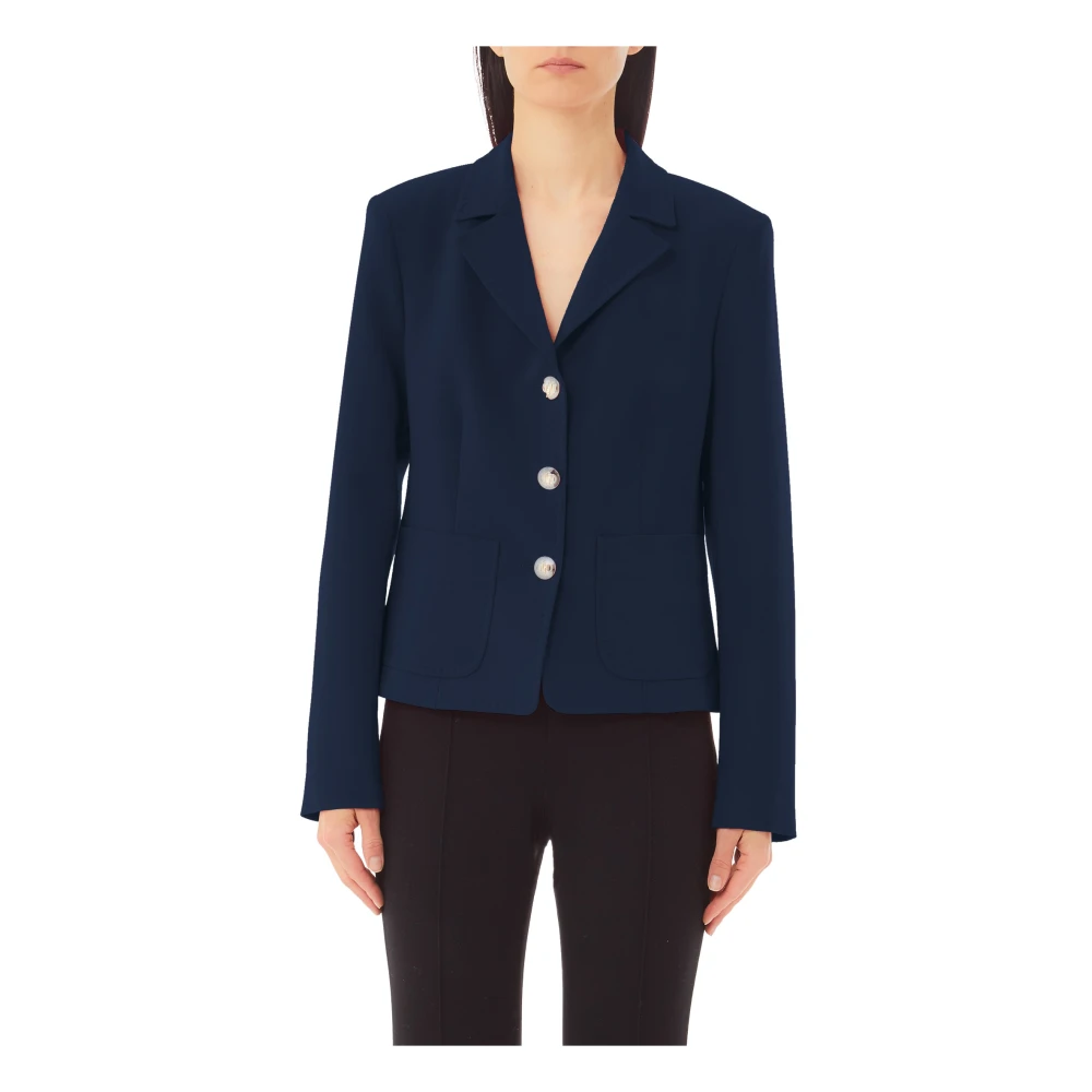 Liu Jo - Jackets > Blazers - Blue - Liu Jo - Modalova