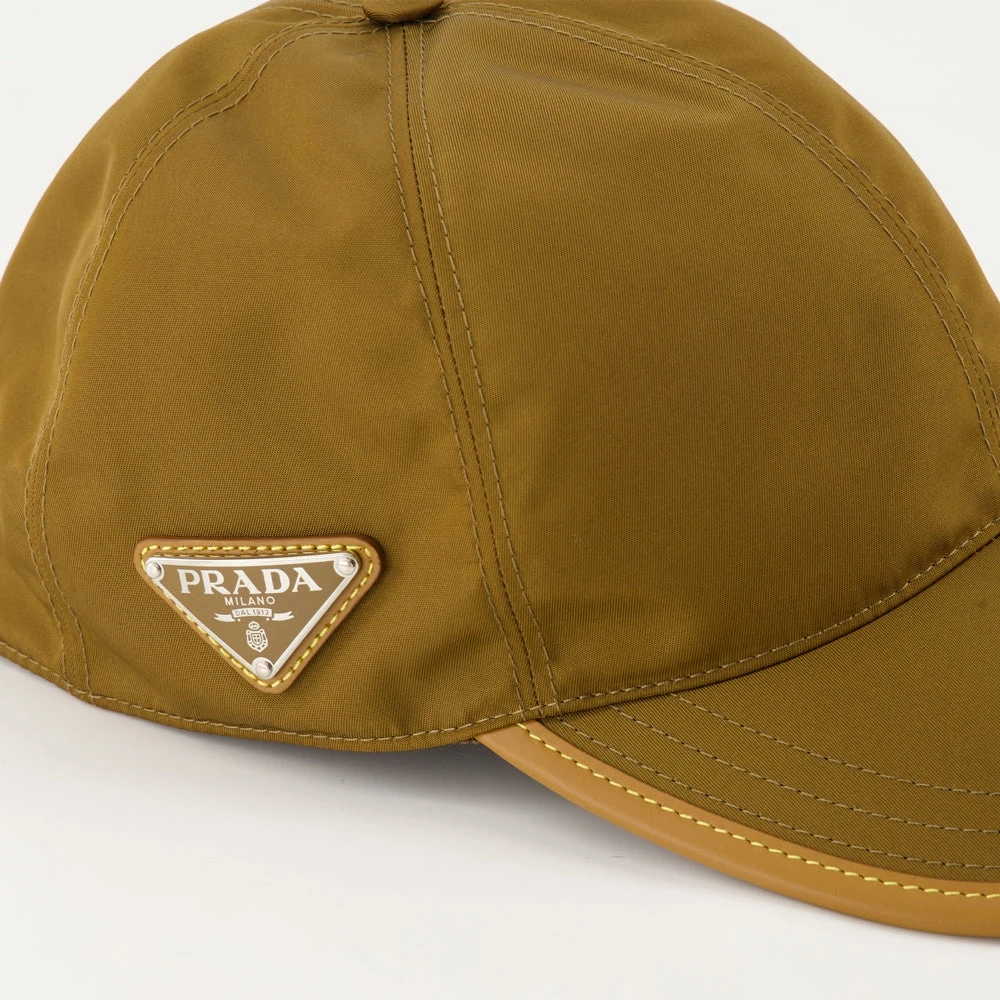Prada Re-Nylon Cap Green Heren