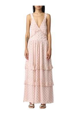 metallic-dot-print-maxi-dress