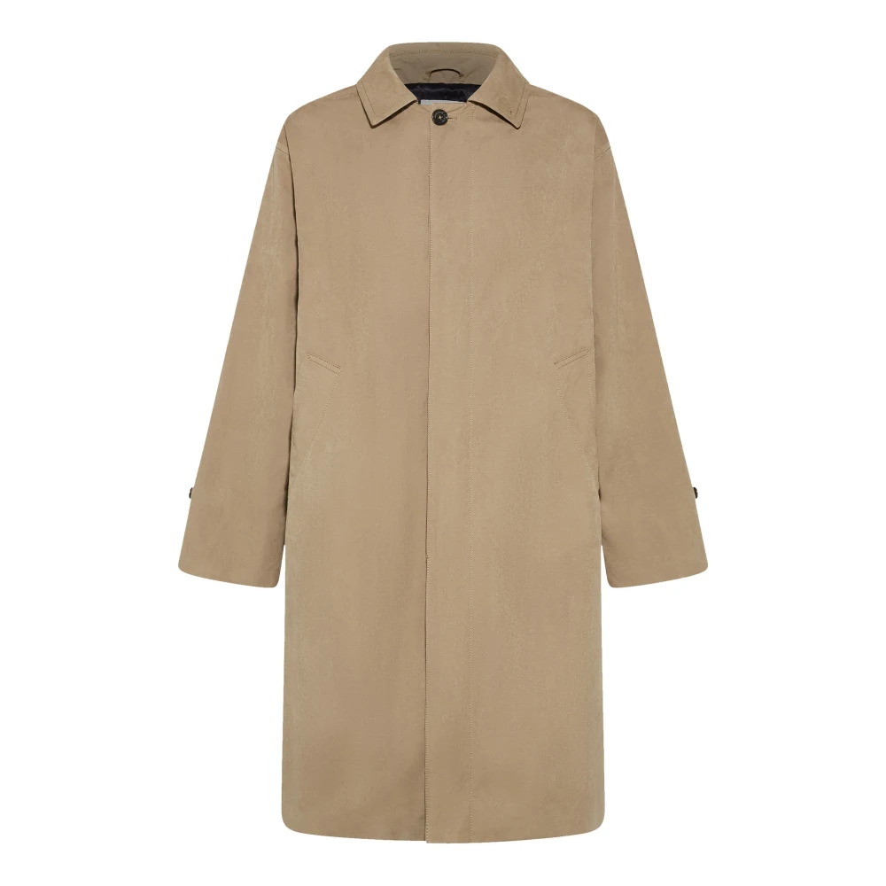 Philippe Model Men's Beige Single-Breasted Coats, Xl, Coat