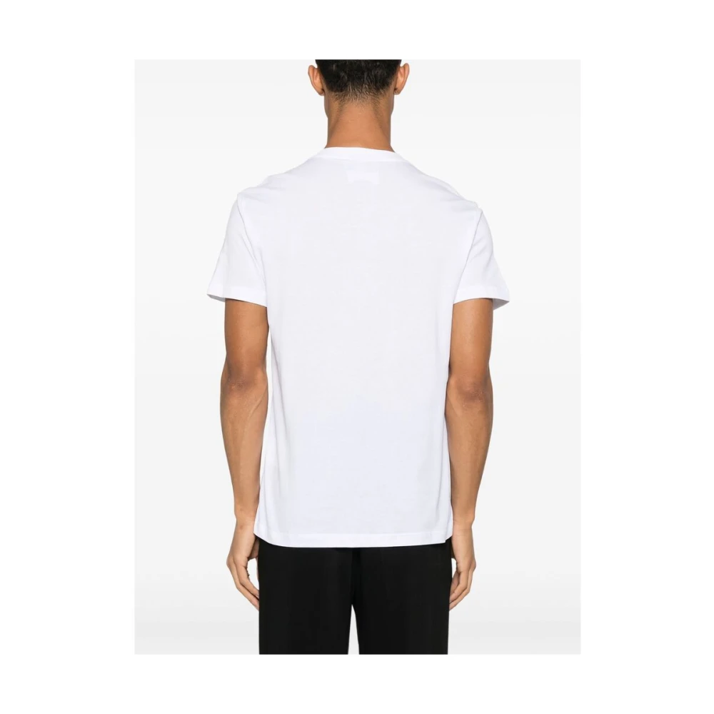 Versace Jeans Couture Witte Crew Neck T-shirt White Heren
