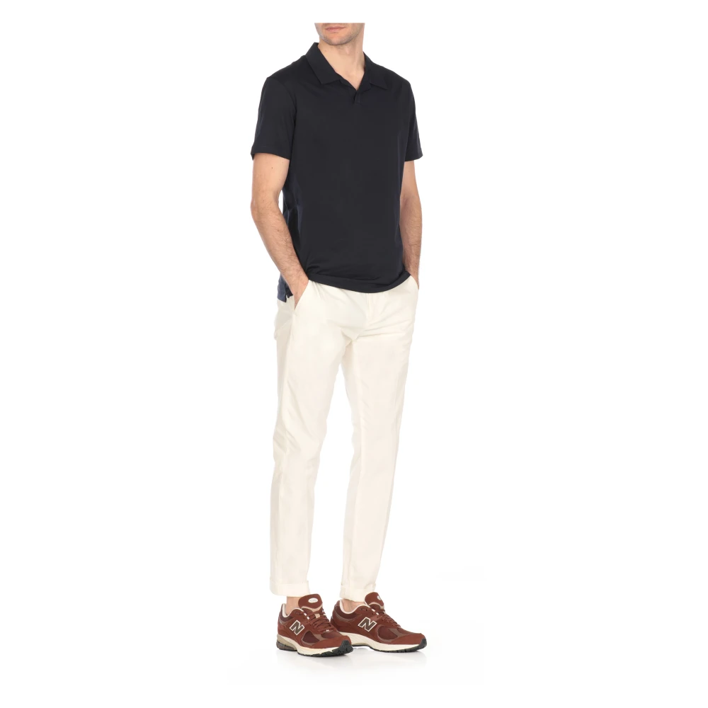 Dondup Katoenen Broek met Voorknoppen Beige Heren