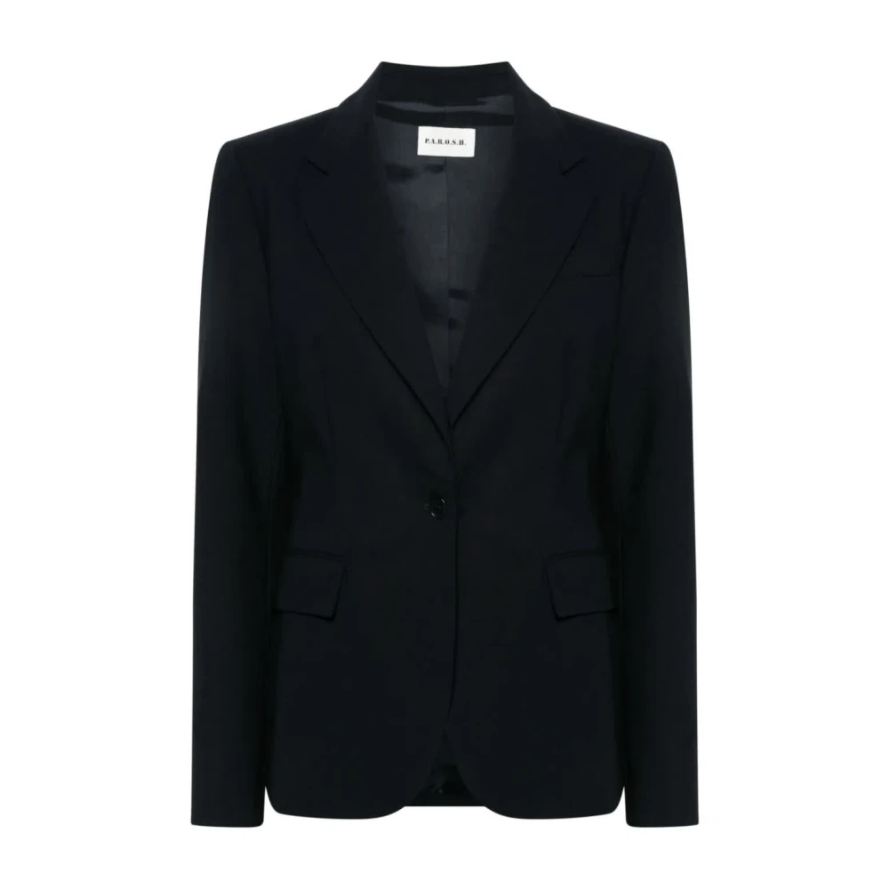 P.a.r.o.s.h. Blauwe Blazer voor Vrouwen Blue Dames