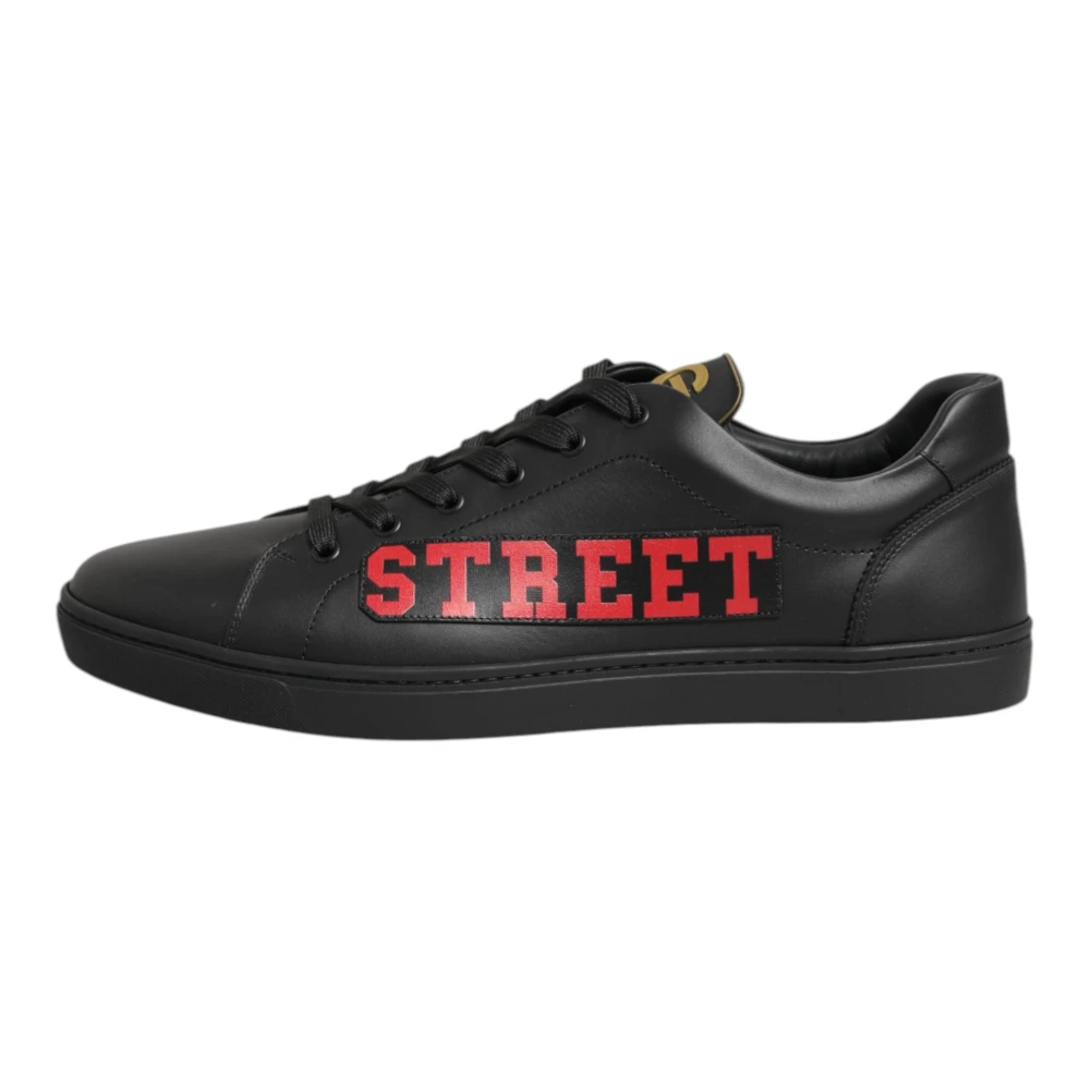 Dolce & Gabbana Men's Black Sneakers, 9 Uk, Low-Top Trainers