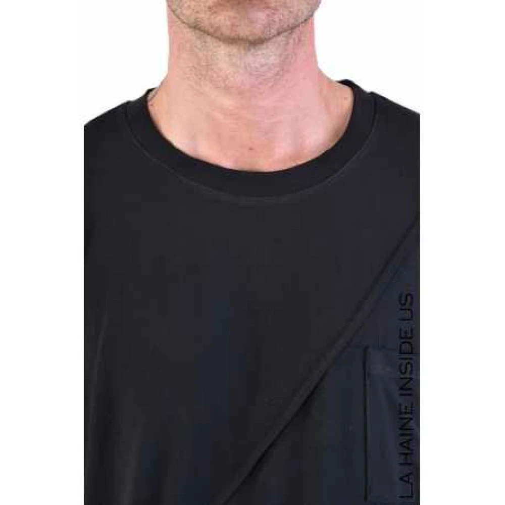 La Haine Inside Us Zwarte Bamboe T-shirt Korte Mouwen Zak Black Heren