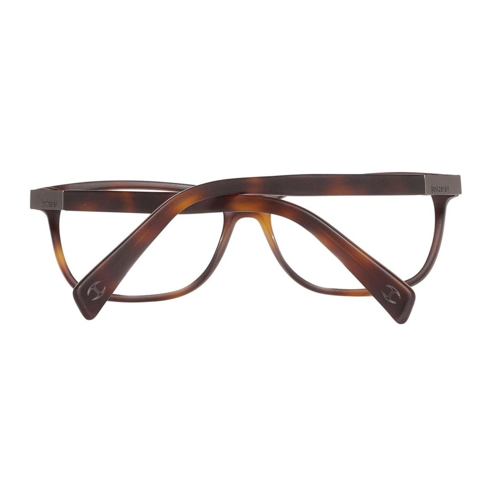 Just Cavalli Bruine Plastic Unisex Wijzerplaat Frames Brown Unisex