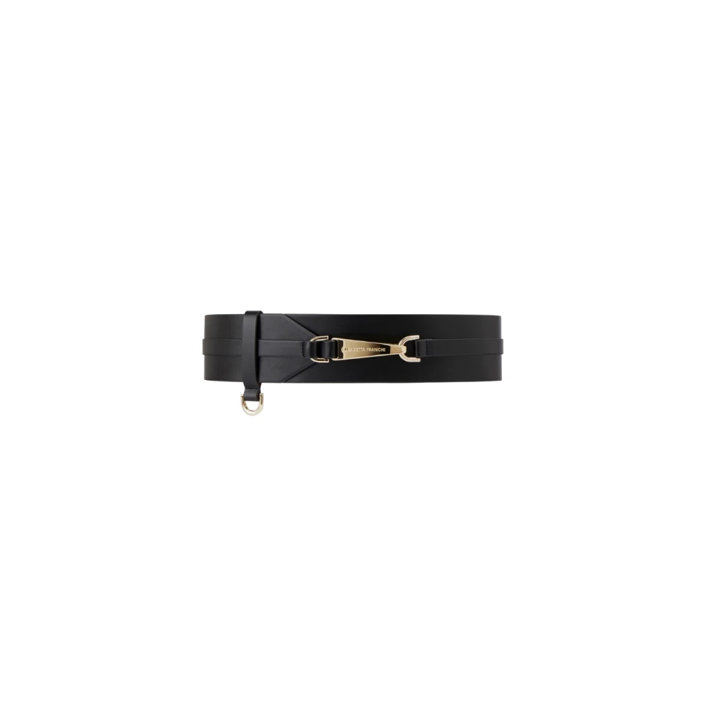 Elisabetta Franchi Modieuze Damesriem Black Dames