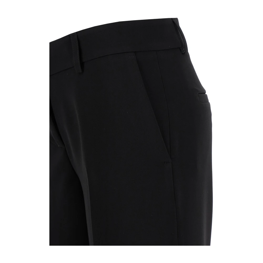 Plain Units Zwarte Straight Cady Broek Black Dames