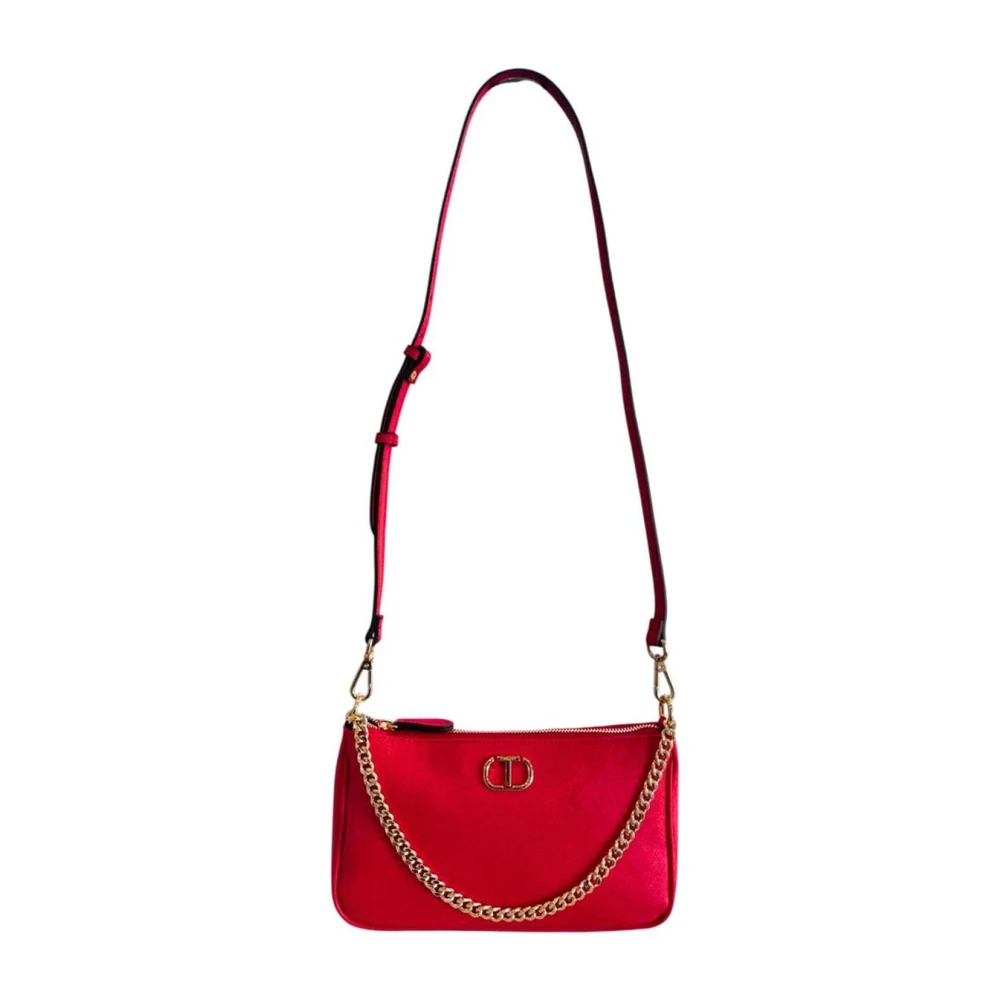 Twinset Red PU Women Crossbody Bag - Image 2