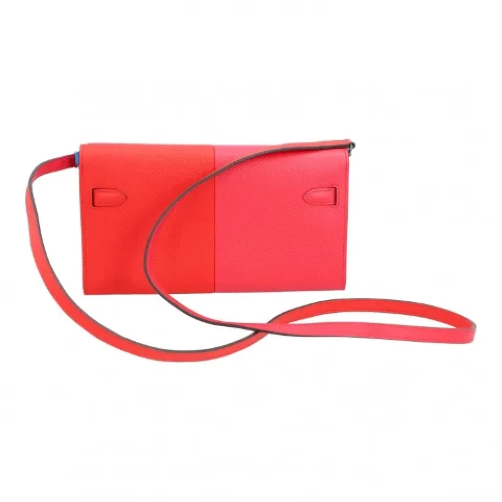 Hermès Vintage Pre-owned Leather wallets Red Dames