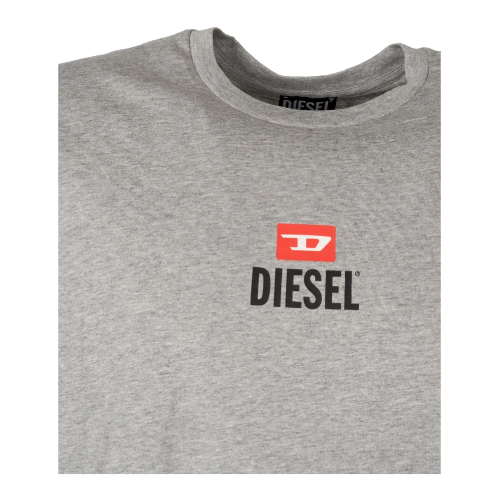 Diesel T-Shirts Gray Heren