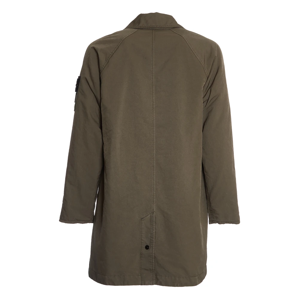 Stone Island Innovatieve Marrone Jas Aw24 Stijl Brown Heren