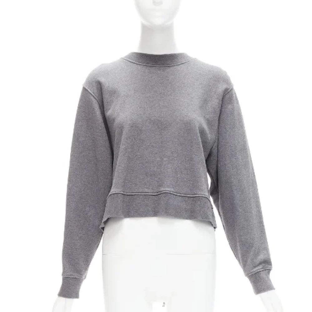 Alexander Wang Pre-owned Cotton tops Gray Dames