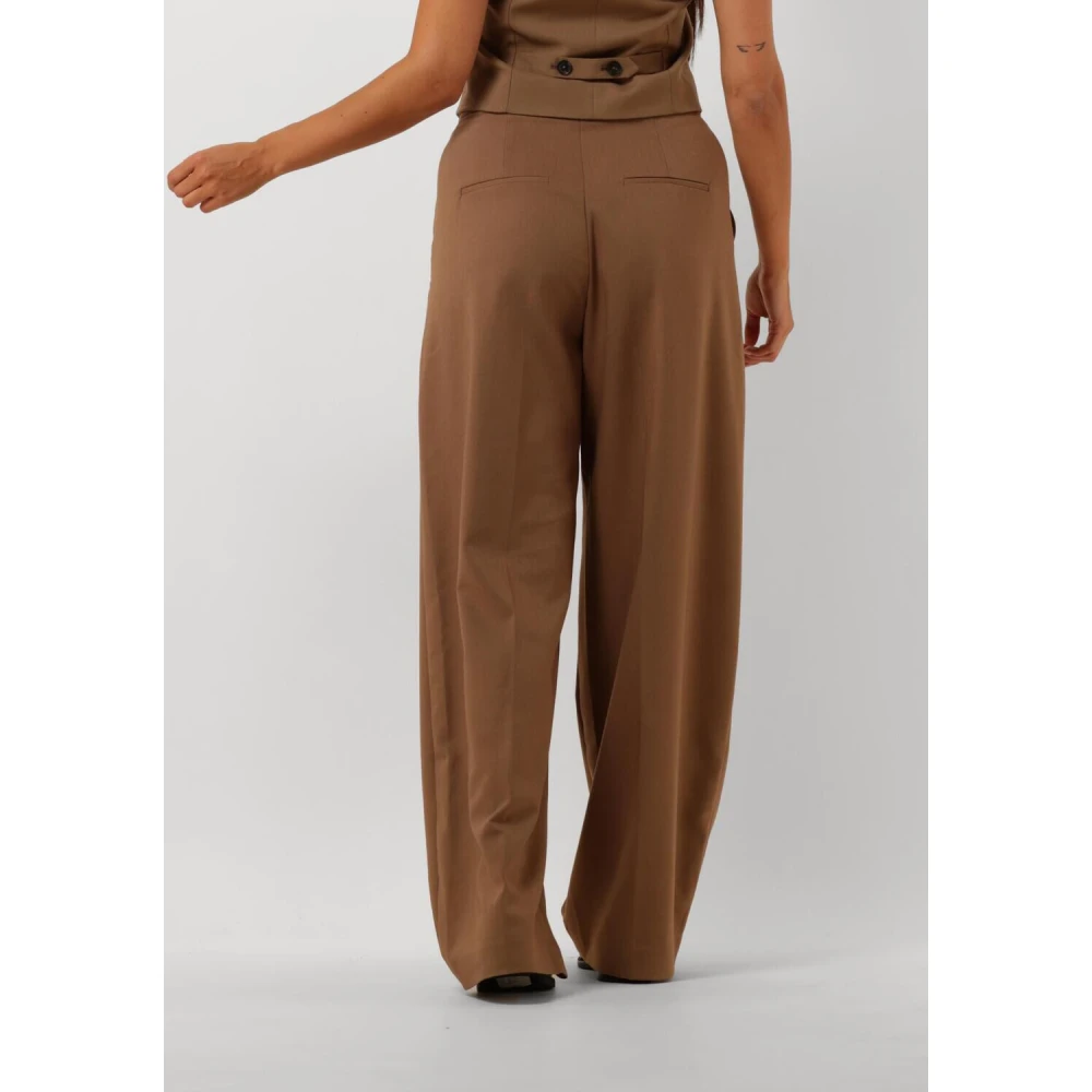 InWear Khailw Geplooide Broek in Bruin Brown Dames
