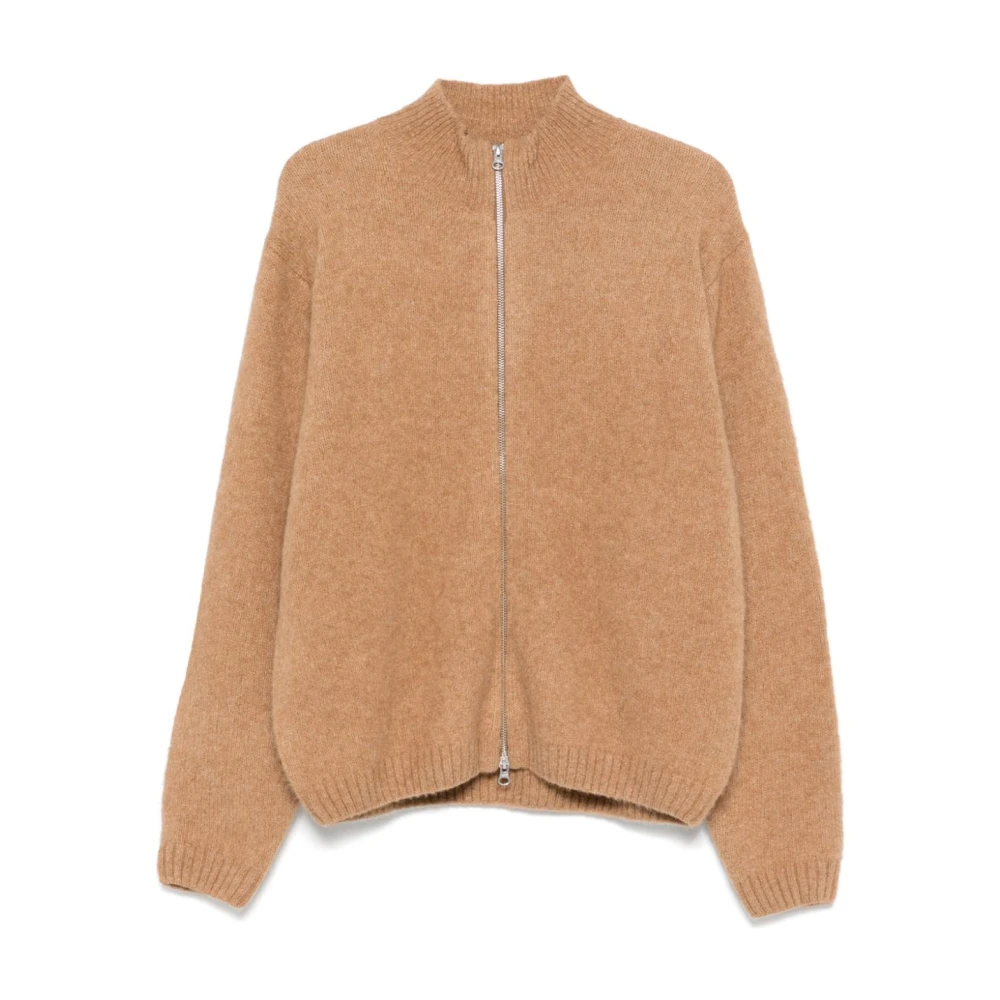 Stüssy Okerbruine Rits Sweater Brown Heren
