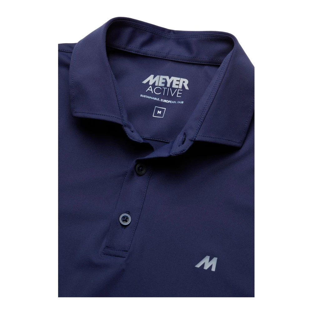 Meyer Bryson Polo Shirt Blue Heren