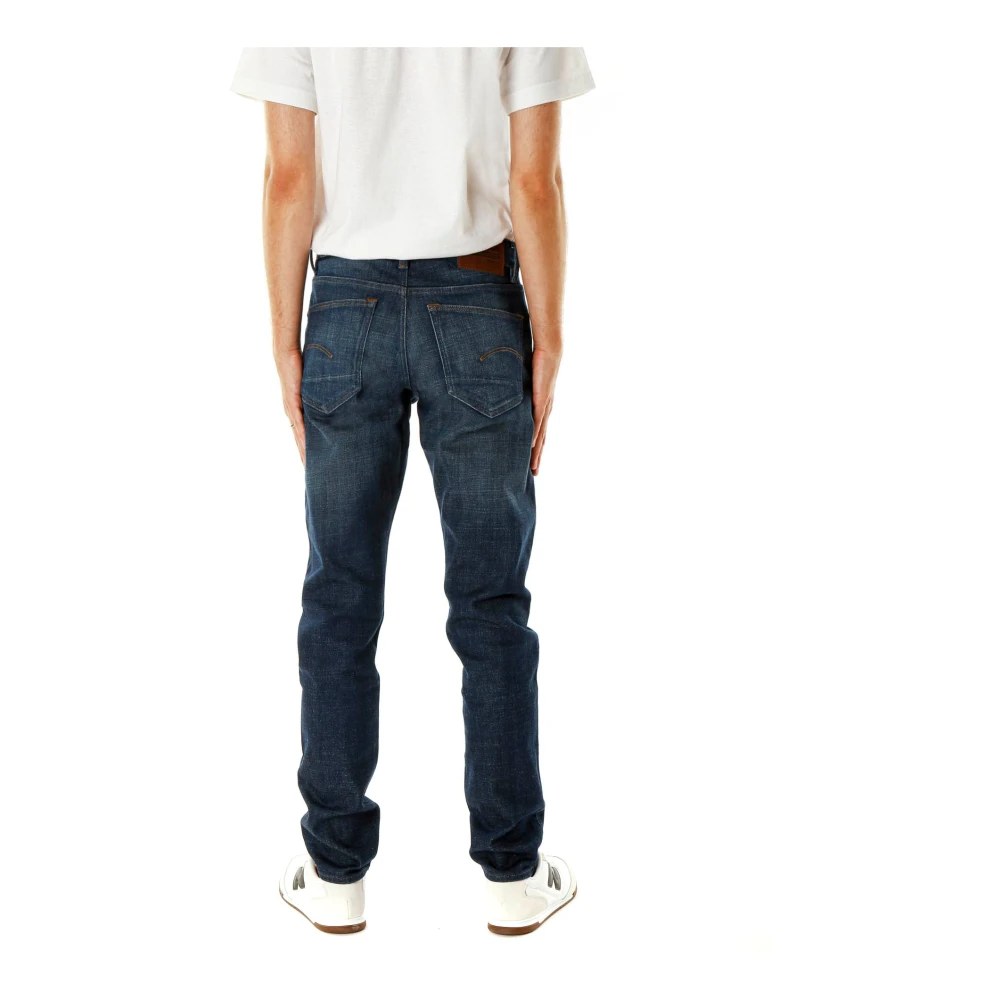 G-Star Slim Fit Mid Waist Jeans Blue Heren