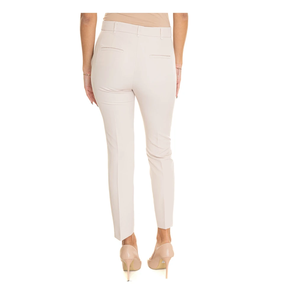 Liu Jo Chino broek met knoopsluiting Beige Dames
