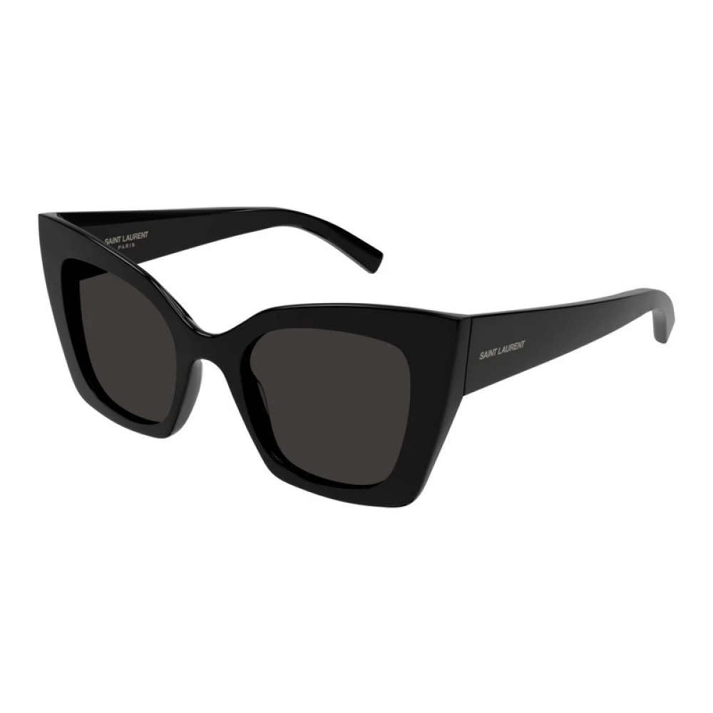 Saint Laurent Verhoog je stijl met strakke zonnebrillen Black Unisex