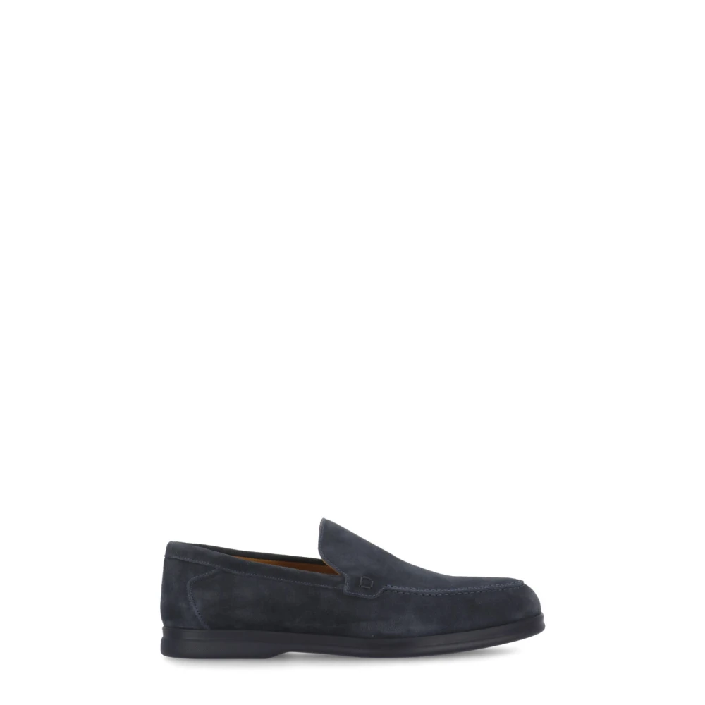 Doucal's Men's Blue Flat Shoes - Loafers - 8 Uk - Shoes