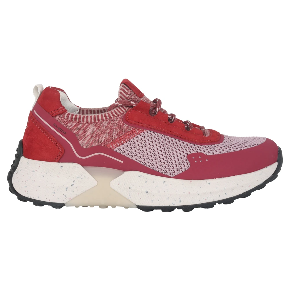 Gabor Rode rollende sneaker voor vrouwen Dames Schoenen Rood