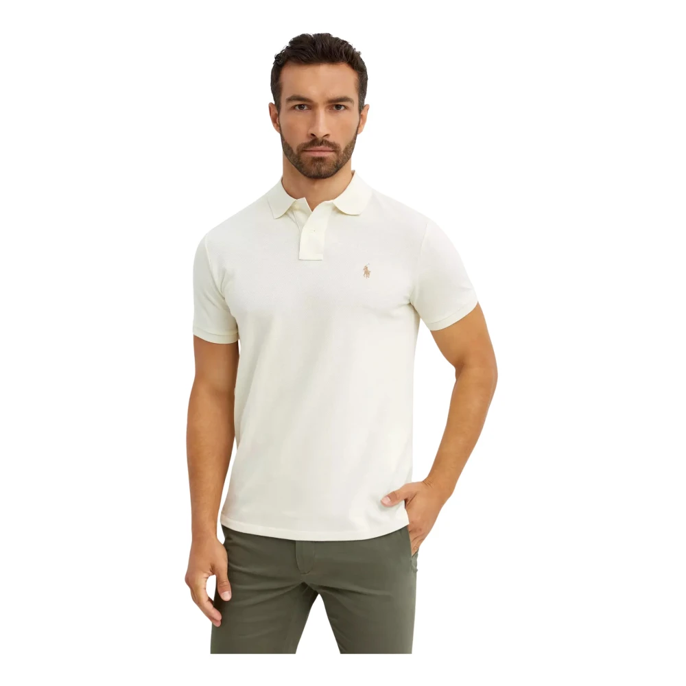 Ralph Lauren Polo Shirt Beige Heren