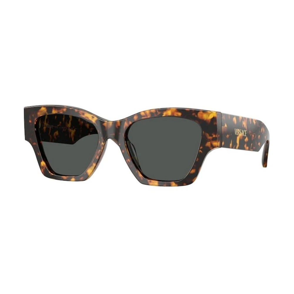 Versace Women's Brown Square Sunglasses - Sunglasses - 53 Mm - Accessories