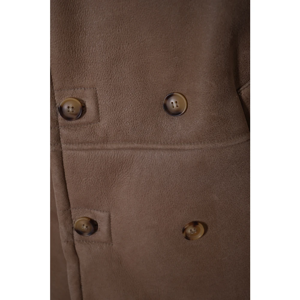 Dfour Suede Montone Jassen Brown Heren