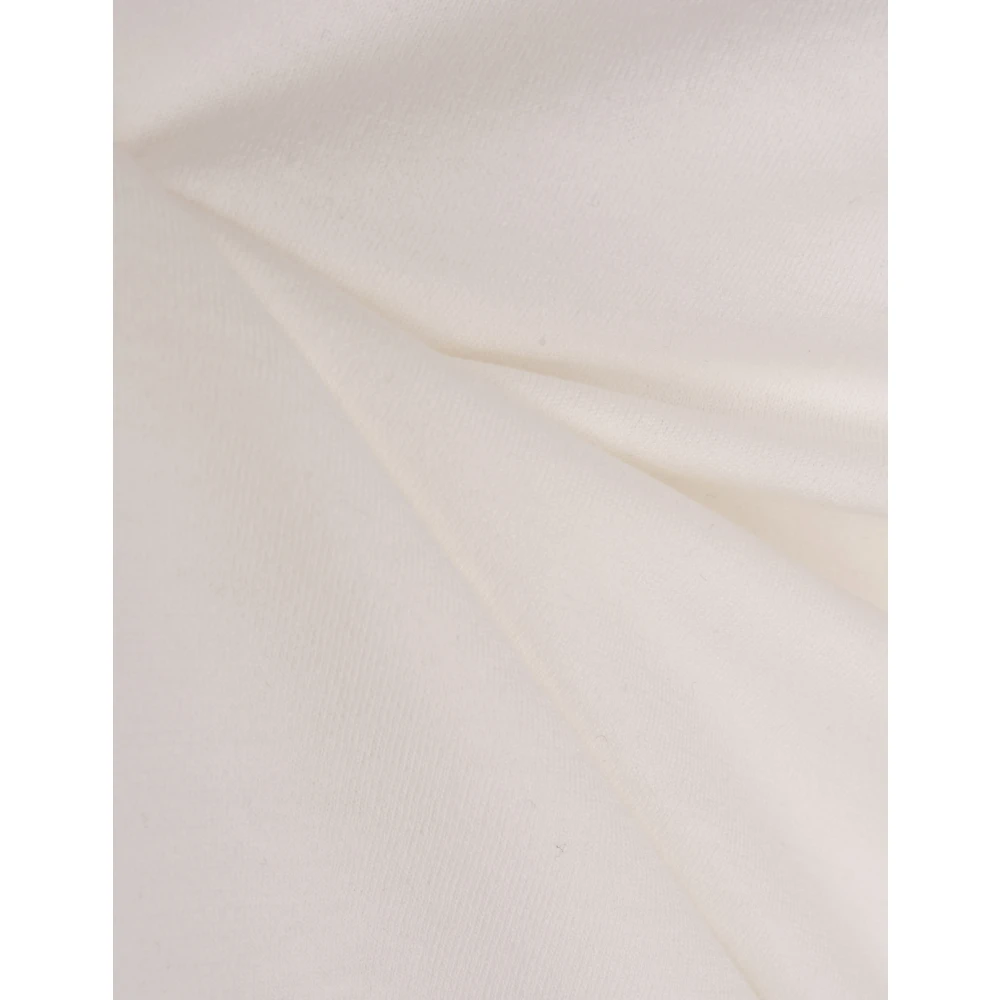 Kiton Klassiek Wit T-shirt met Logo White Heren