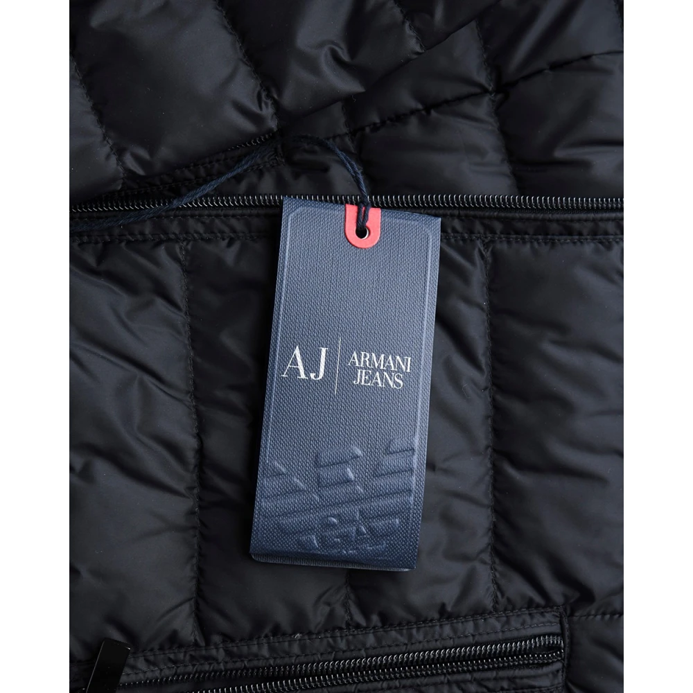 Armani Jeans Stijlvolle Denim Jack Black Dames