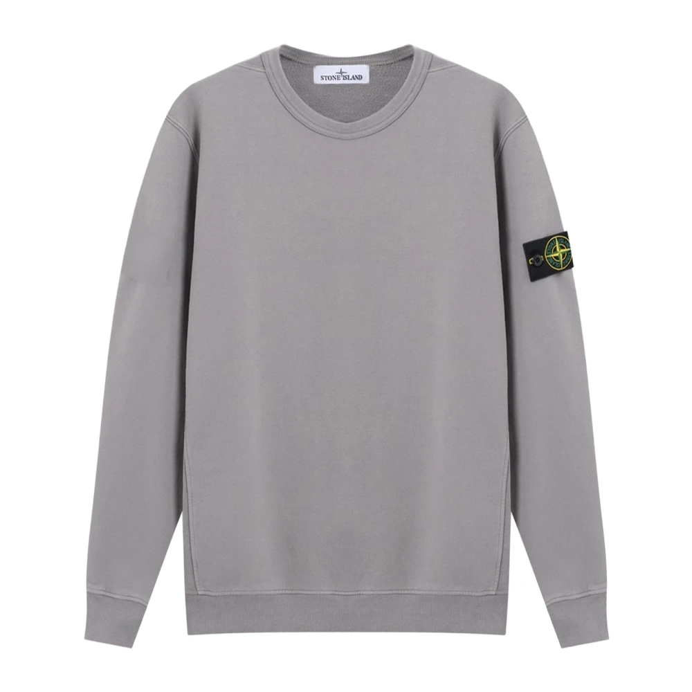 Stone Island Cotton Crewneck Sweatshirt - Male - Sweatshirts - Gray - Xl - Sweatshirts & Hoodies