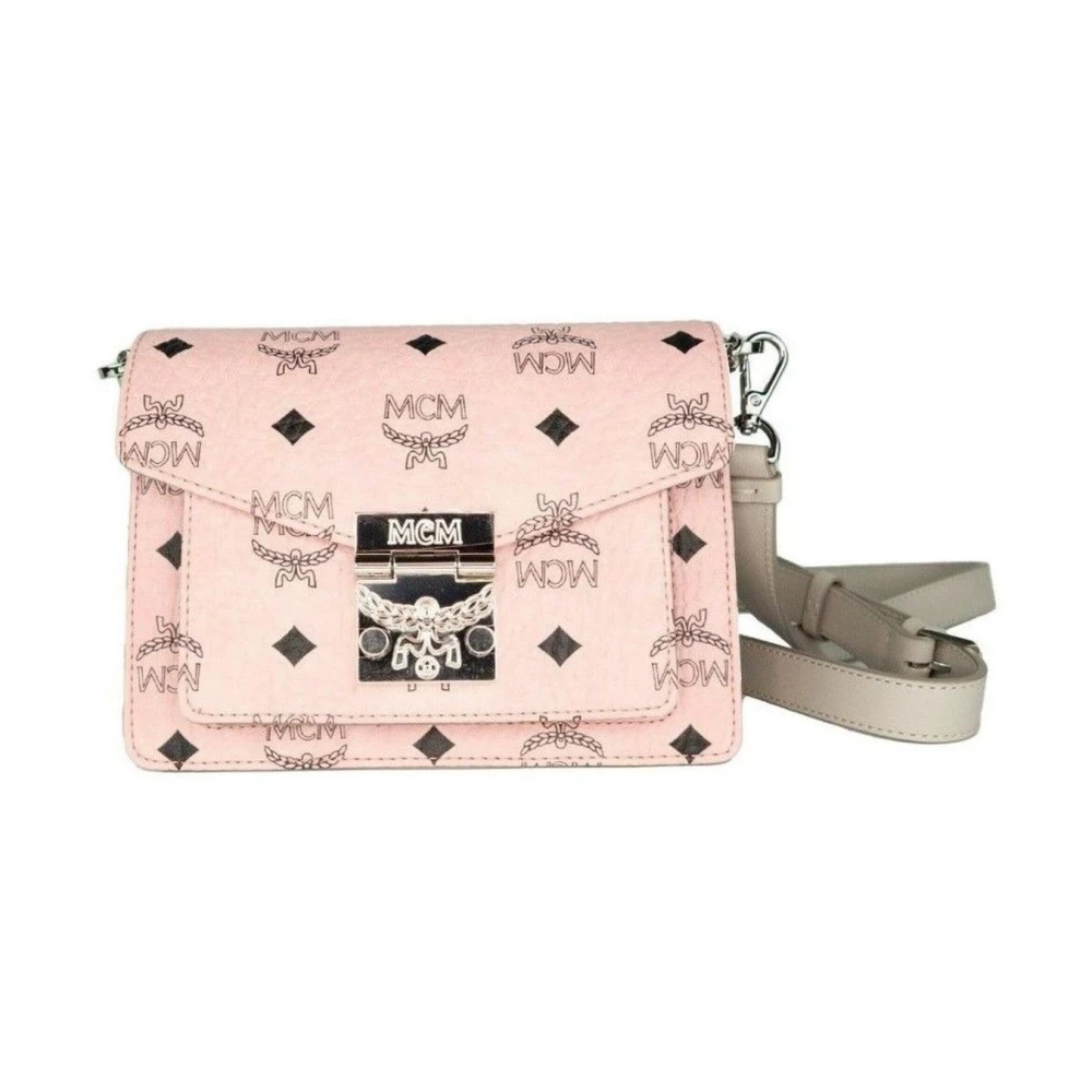 MCM Cross Body Bags Pink Dames