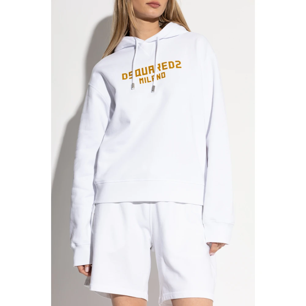 Dsquared2 Hoodie White Dames