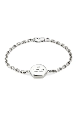 925 sterling silver armband med Gucci varumärkescharm