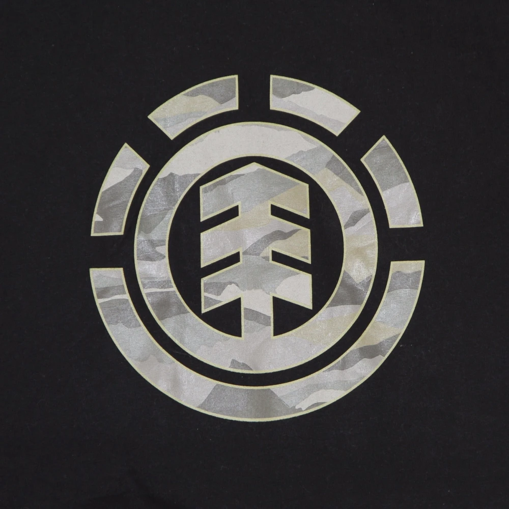 Element Camo Landschap Tee Zwart T-Shirt Black Heren