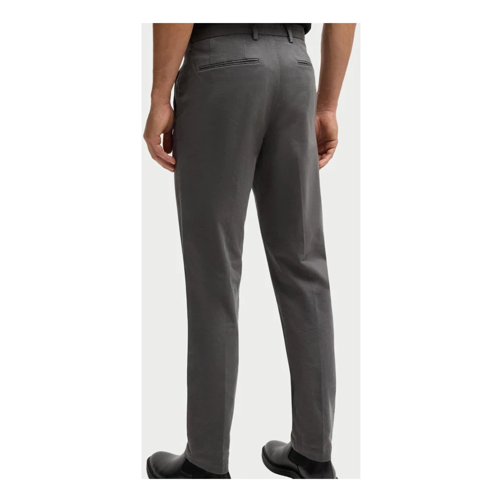 Hugo Boss Slim Fit Chino Broek in Grijs Gray Heren