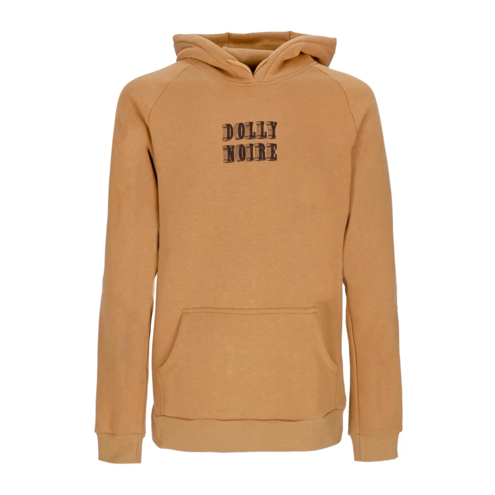 Dolly Noire Blok Hoodie Khaki Sweatshirt met Lange Mouwen Brown Heren