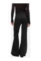 pantalon-evase-en-twill-melange-de-laine