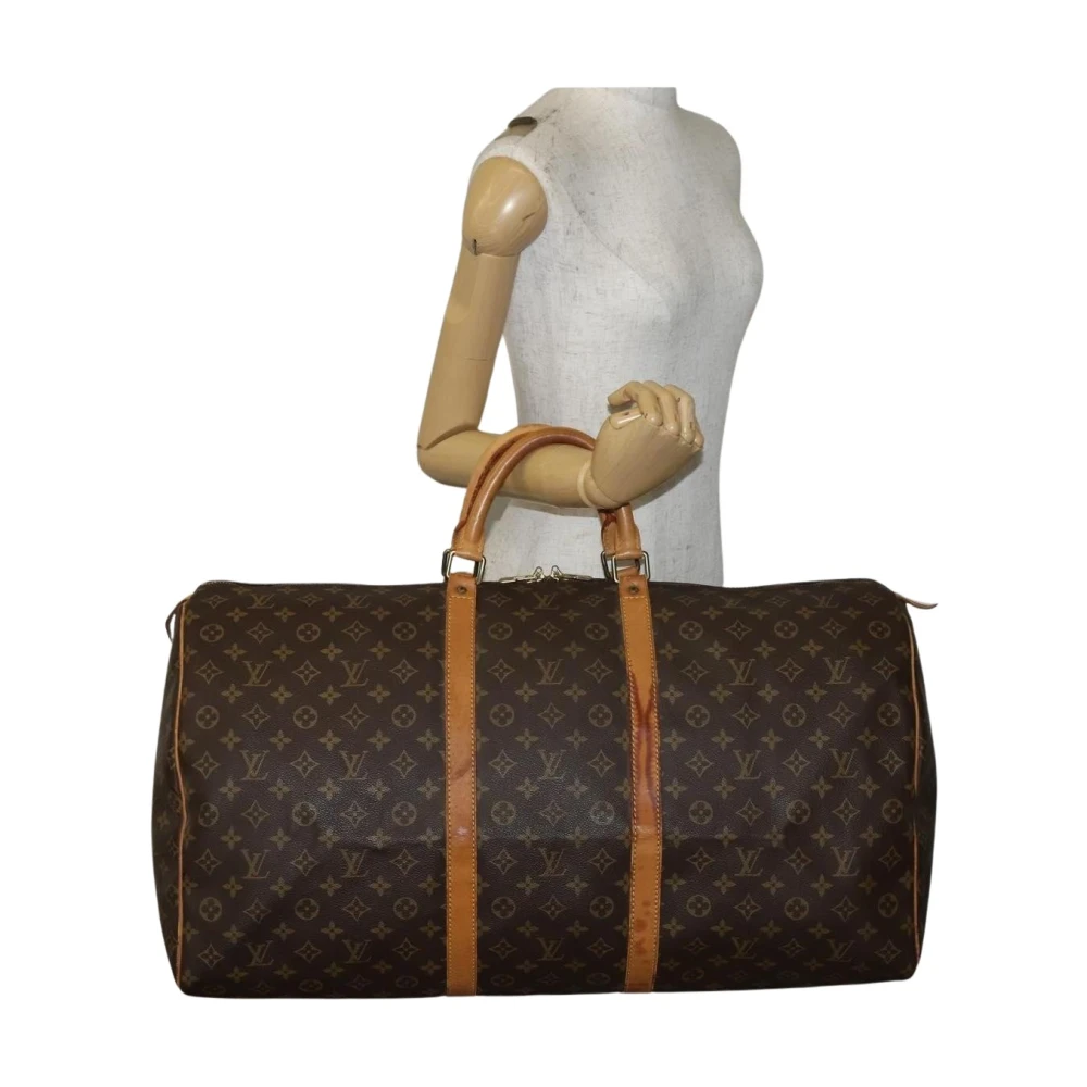 Louis Vuitton Vintage Unisex Brown Pre-Owned Keepall Travel Bag