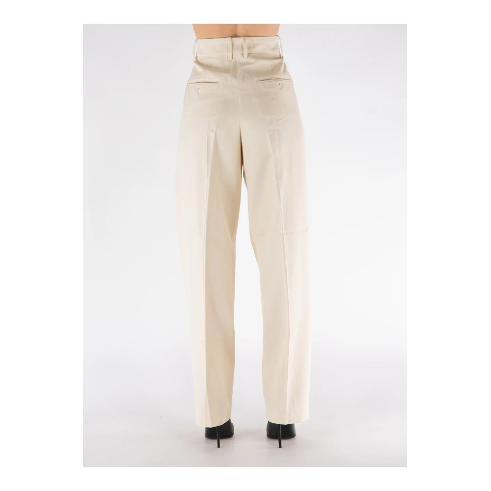 Isabel marant Tapered Trousers Beige Dames