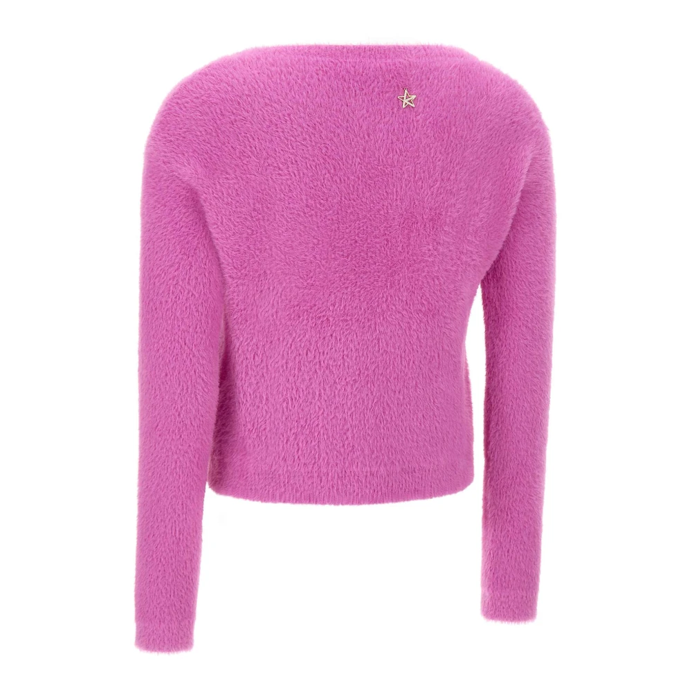 Kaos Fuchsia Bont Effect Trui Pink Dames