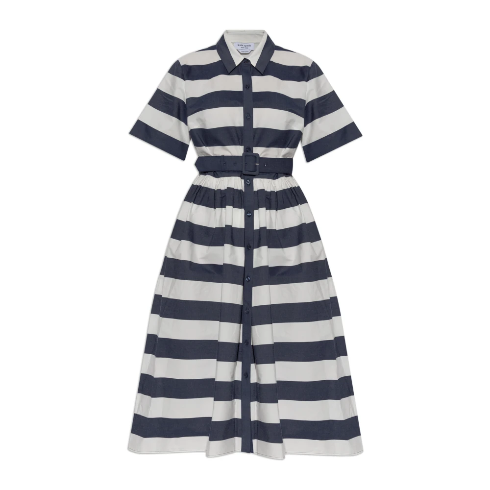 Kate Spade Jurk met gestreept patroon Blue Dames