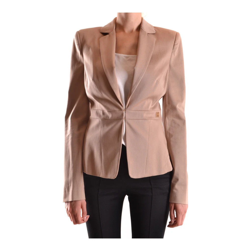 Elisabetta Franchi Sofistikerad Blazerjacka Beige, Dam