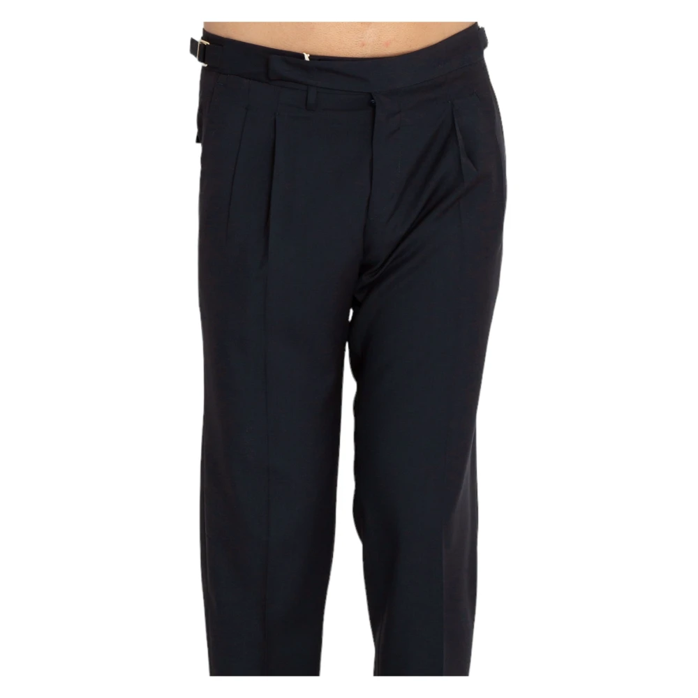 Briglia Wool Pants Quartieri Zignone Blue Heren