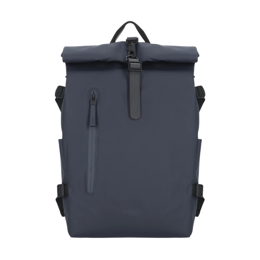 Rains - Rolltop Rucksack Large - Bags - Herren - Blau - One Size - Bild 8