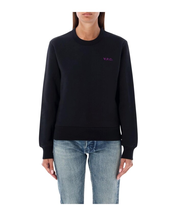 sweatshirt-col-rond-noir