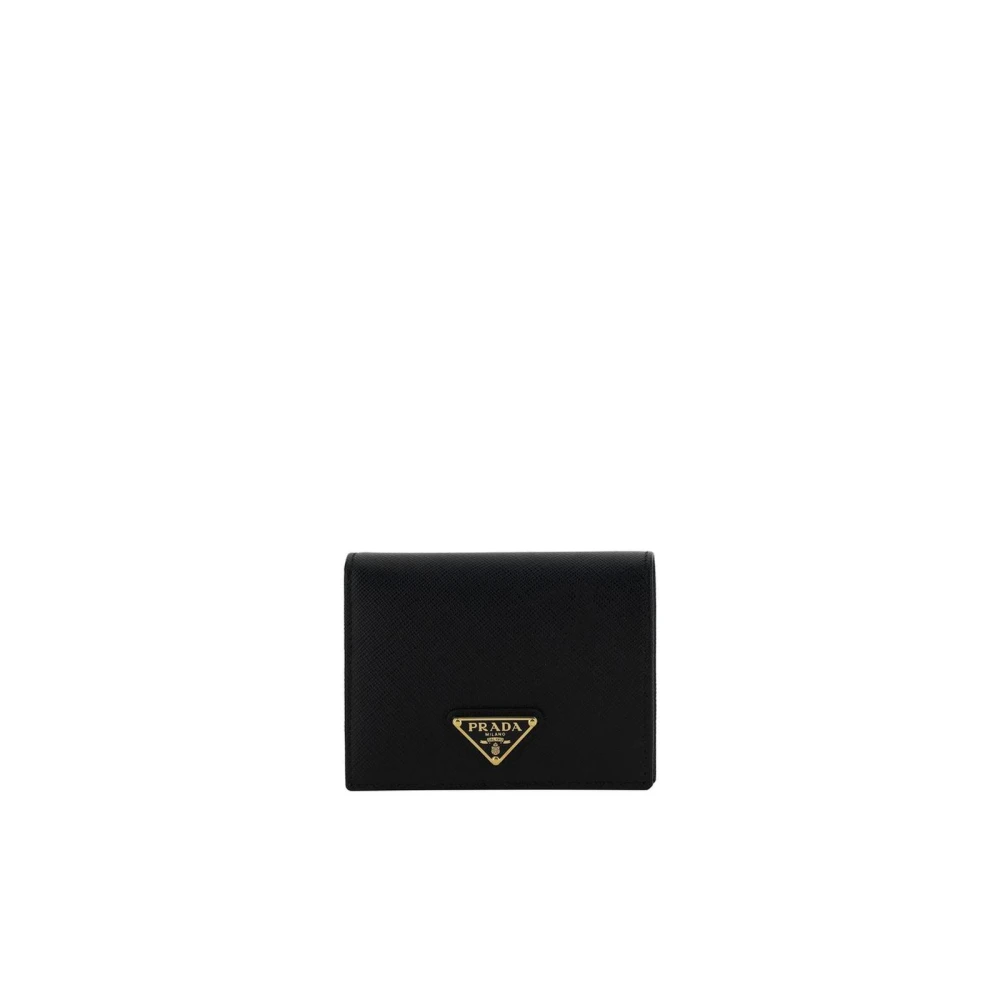 Prada - Geldbörse Mit Dreieckslogo Und Mehreren Fächern - Accessories - Damen - Schwarzk - One Size - Bild 5
